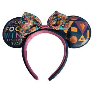 2022 EPCOT International Food & Wine Festival Minnie Mouse Ears Headband